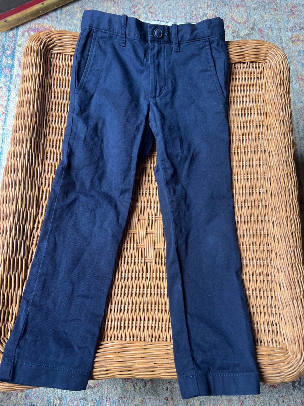 Crewcuts Navy khaki pants for boys - Size 5